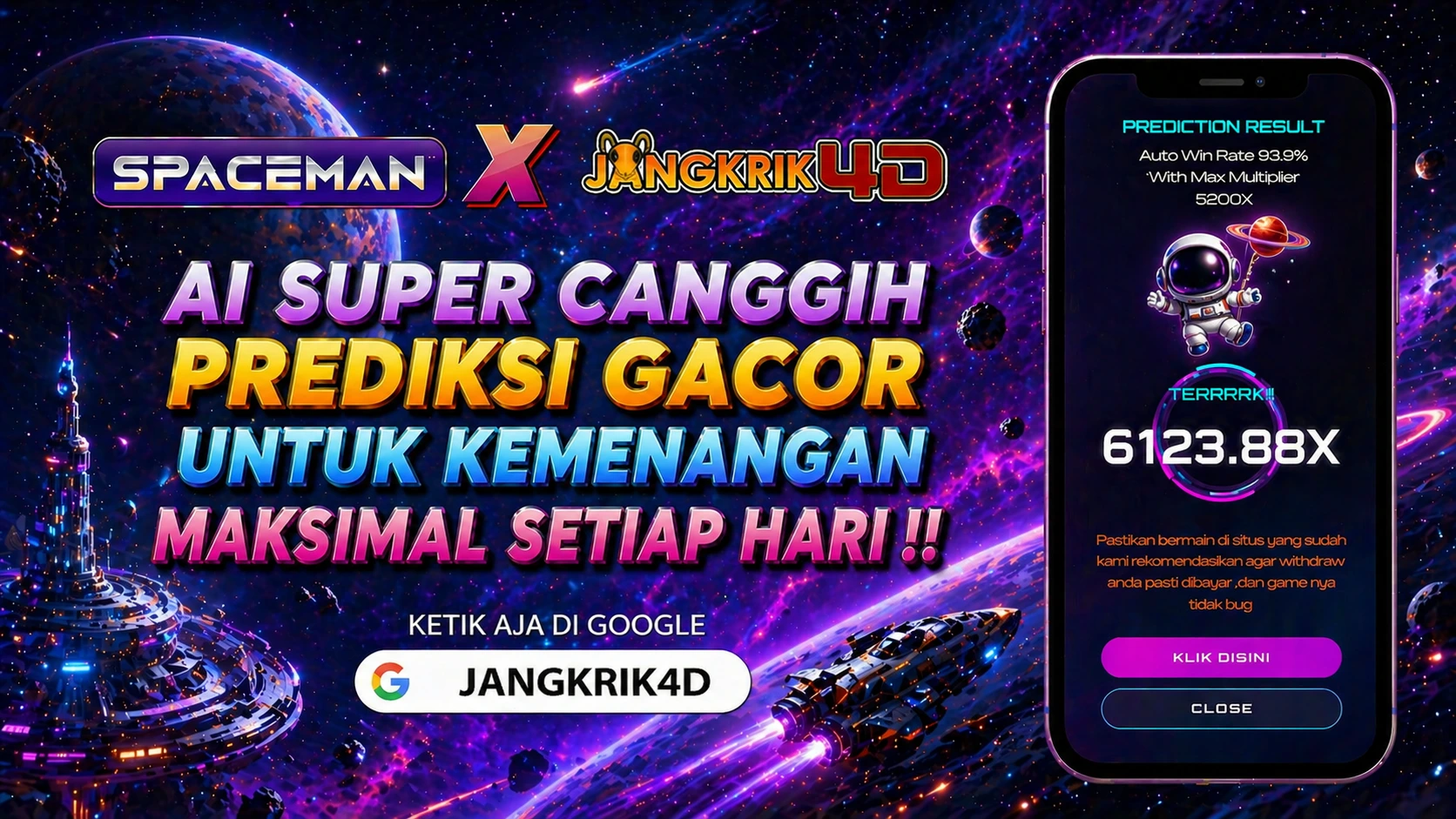 APK BOT SPACEMAN # Prediksi Akurat Hingga 5000X Gratis